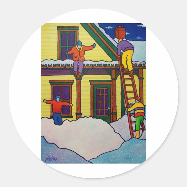 Adesivo Esportes Vermont Winter por Piliero (Frente)