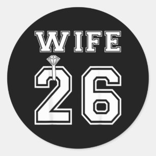 Adesivo Esposa 2026 Marido Casamento Partido Correspondent