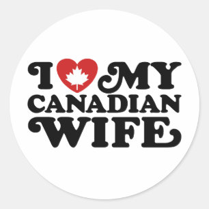 Adesivo Esposa canadense