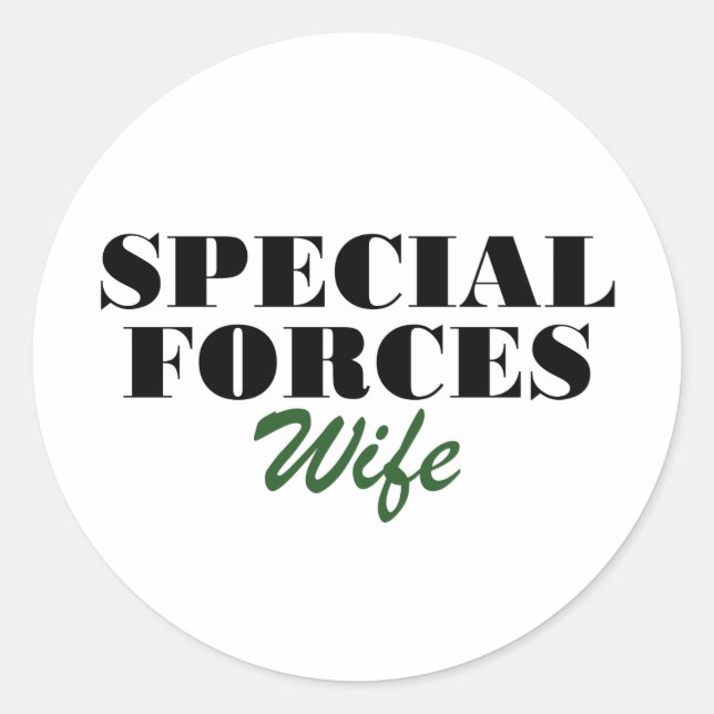 Adesivo Esposa das Forças Especiais (Frente)