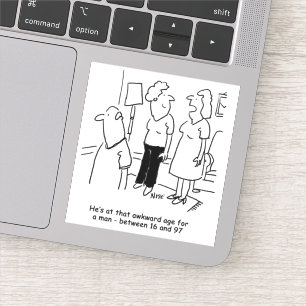 Adesivo Esposa diz que Marido está em uma Idade Incrível p