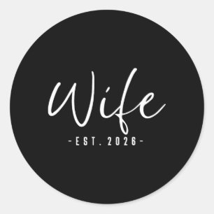 Adesivo Esposa Est 2026 Casada Lua de Mel Casamento Casais