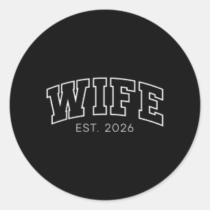 Adesivo Esposa Est 2026 Casada Lua de Mel Casamento Casais