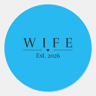 Adesivo Esposa Est 2026 Casada Sr E Sra Casamento Lua de M