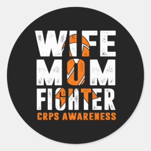 Adesivo Esposa Mãe Combatendo Crps Consciência