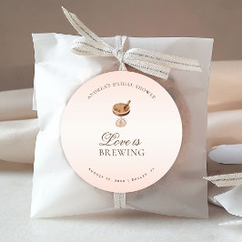 Adesivo Espresso Café Amor é Criação de Chá de panela