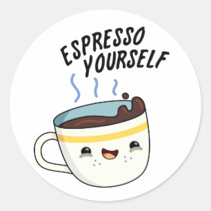 Adesivo Espresso Seu Engraçado Café