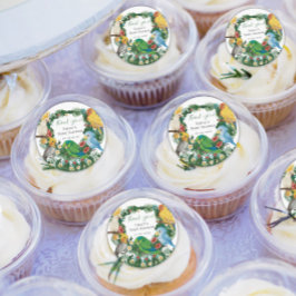 Adesivo Esquadra Chá de fraldas de Papagaios Selvagens de