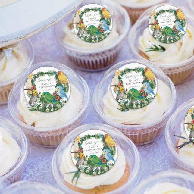 Adesivo Esquadra Chá de fraldas de Papagaios Selvagens de  (Criador carregado)