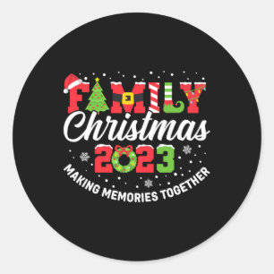 Adesivo Esquadra S do Natal da Família 2023
