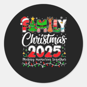 Adesivo Esquadra S do Natal da Família 2025