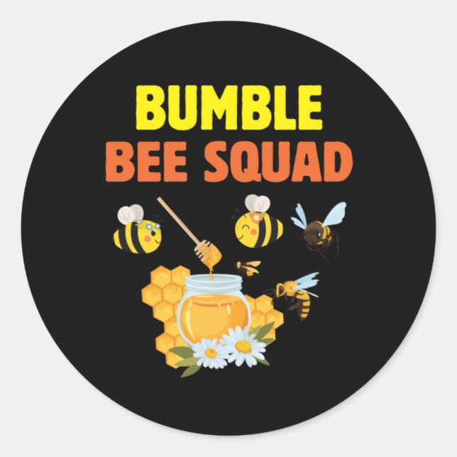 Adesivo Esquadrão 2 da Beekeeper Art Bumble (Frente)