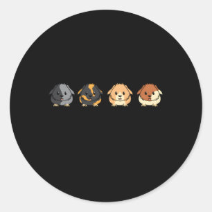 Adesivo Esquadrão da Equipe Rodent Cavy Guiné Pig