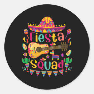 Adesivo Esquadrão da Festa Cinco De Mayo Guitarra Mexicana