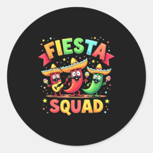 Adesivo Esquadrão da Festa Cinco De Mayo Pimentões Mexican