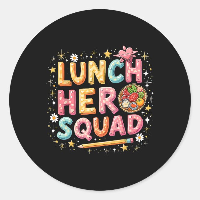 Adesivo Esquadrão da Senhora do Almoço Herói do Almoço Pré (Frente)