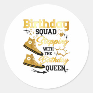 Adesivo Esquadrão de Aniversário Scute Ss Fofo Sss Caminha