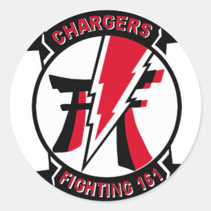 Adesivo Esquadrão de Carregadores VF-161 e F-4 Fantasma