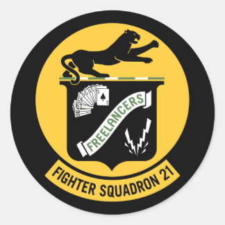 Adesivo Esquadrão de Combatentes Vinte e Um VF-21