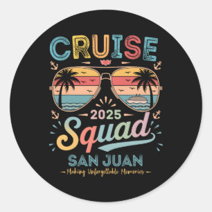 Adesivo Esquadrão de Cruzeiro 2025 San Juan Grupo Familiar