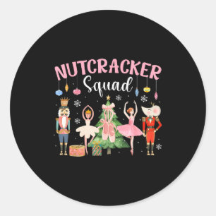 Adesivo Esquadrão de Dança de Ballet Nutcracker de Natal M