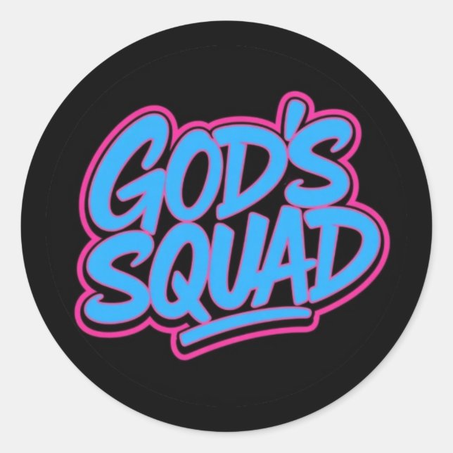 Adesivo Esquadrão de Deus (Frente)