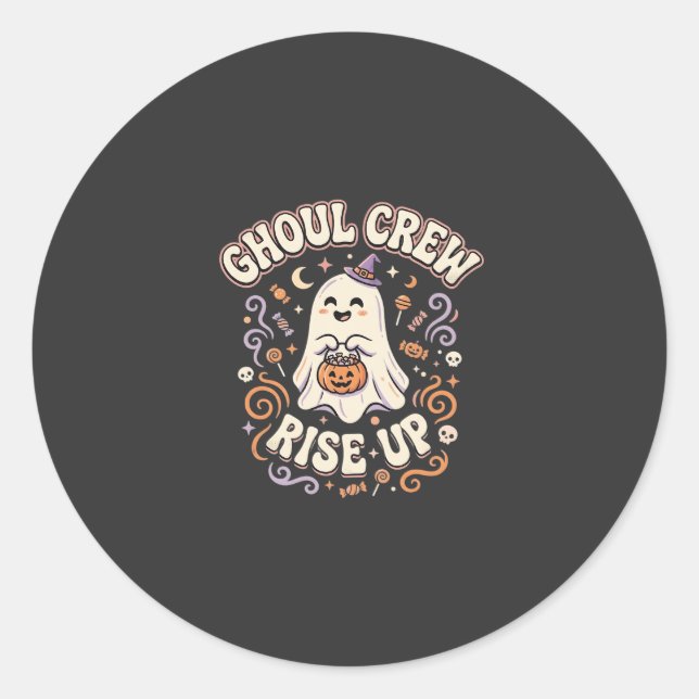 Adesivo Esquadrão de Fantasmas e Goblins de Halloween (Frente)