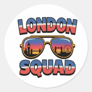 Adesivo Esquadrão de Londres Combinando Amigos, Família, G