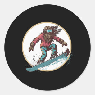 Adesivo Esquadrão de Neve de Bigfoot