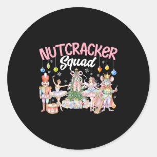 Adesivo Esquadrão de Nutcracker de Natal Ballet Família Co
