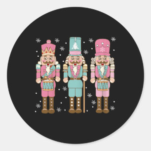 Adesivo Esquadrão de quebra-nozes rosa vintage para mulher