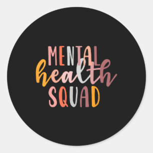 Adesivo Esquadrão De Saúde Mental Termina A Saúde Mental E