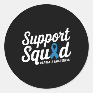 Adesivo Esquadrão de Suporte à Consciência da Apraxia