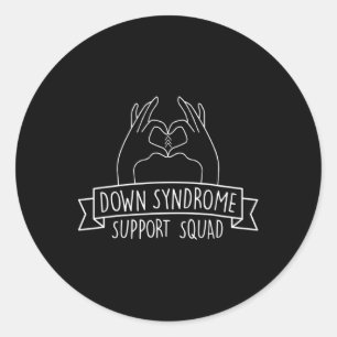 Adesivo Esquadrão de Suporte da Síndrome de Trisomy 21 par