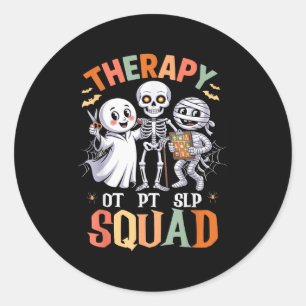 Adesivo Esquadrão De Terapêutica Retro Para Equipe De Pt E