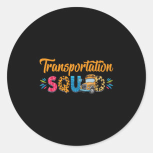 Adesivo Esquadrão de Transporte de Volta à Escola Orgulhos