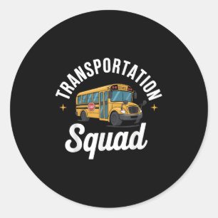 Adesivo Esquadrão De Transporte De Volta Ao Motorista De Ô