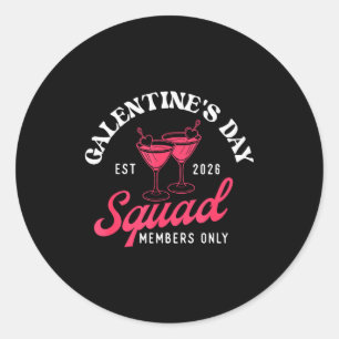 Adesivo Esquadrão do Dia das Galentinas - Galentinas Irmãs