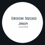 Adesivo Esquadrão do noivo padrinho despedida de solteiro<br><div class="desc">design</div>