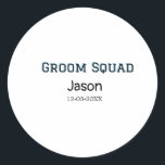 Adesivo Esquadrão do noivo padrinho despedida de solteiro<br><div class="desc">design</div>