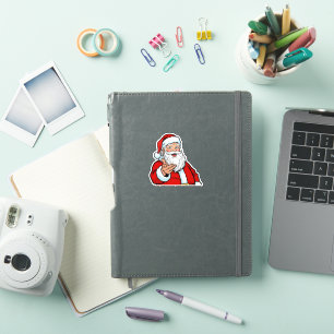Adesivo Esquadrão do Papai Noel Natal Divertido Família Co
