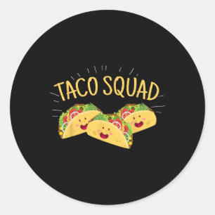 Adesivo Esquadrão Engraçado Taco Bonito Comida Mexicano Pr