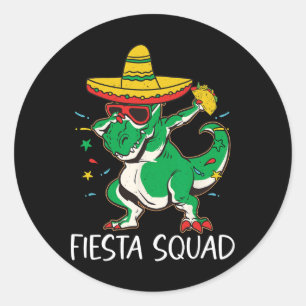 Adesivo Esquadrão Fiesta Para Menino Partido Mexicano Cinc