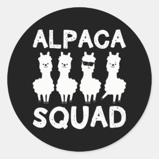 Adesivo Esquadrão Funny Alpaca Lover Alpaca