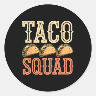 Adesivo Esquadrão Funny Taco