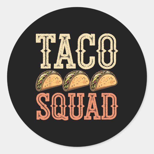 Adesivo Esquadrão Funny Taco (Frente)