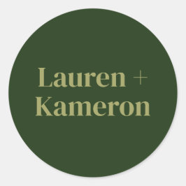 Adesivo Esquadrão Mínimo Elegante de Envelope Moderno de C