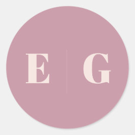 Adesivo Esquadrão Mínimo Elegante de Envelope Moderno de C