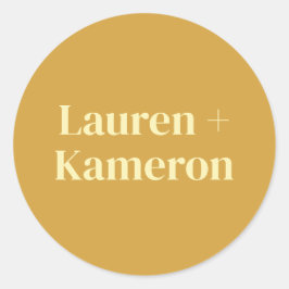 Adesivo Esquadrão Mínimo Elegante de Envelope Moderno de C