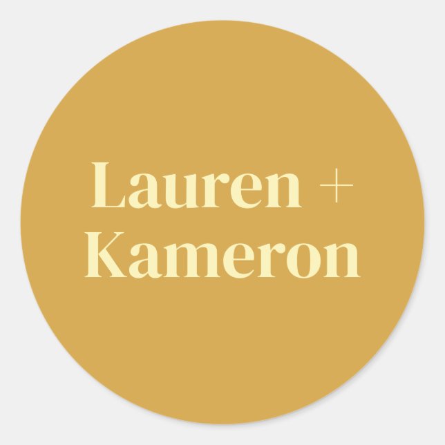 Adesivo Esquadrão Mínimo Elegante de Envelope Moderno de C (Frente)